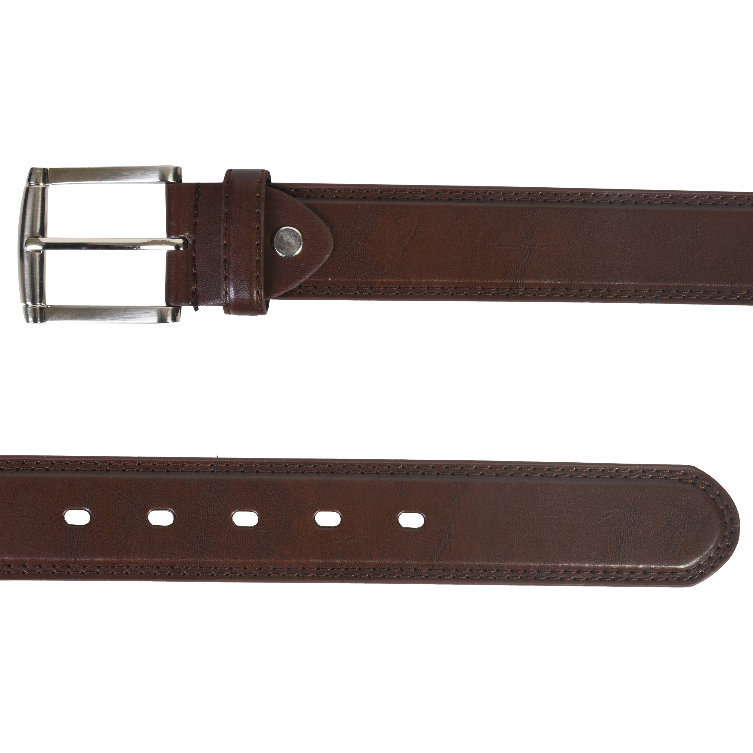Leatherboss Genuine Leather Men Stylish Casual Jeans Belt , Brown eBay