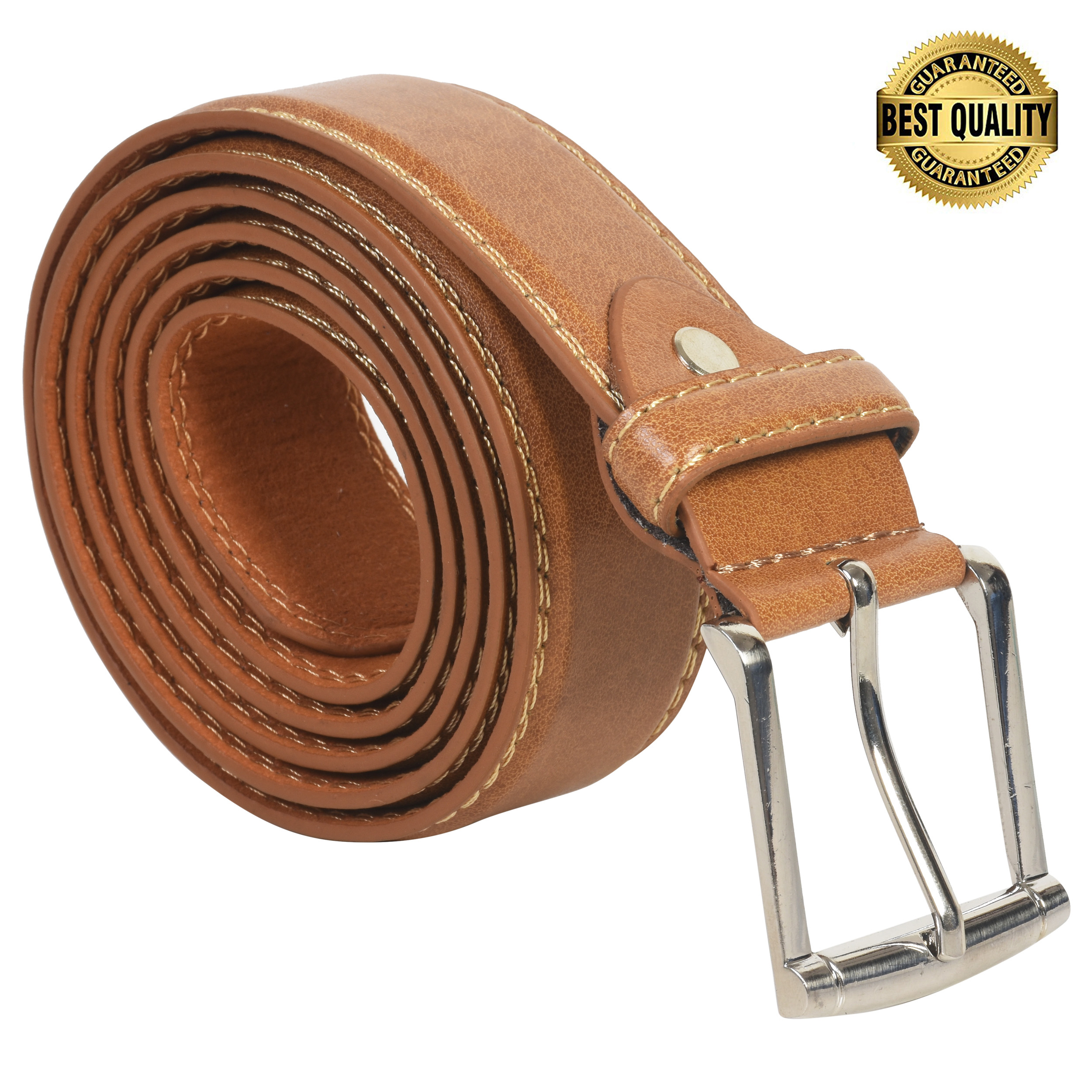 Leatherboss Genuine Leather Men Big and Tall Casual Jeans Belt  display picture 1
